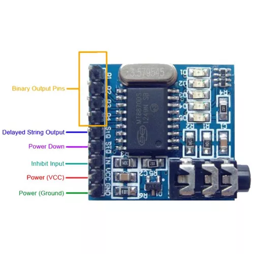 MT8870 DTMF MODULE