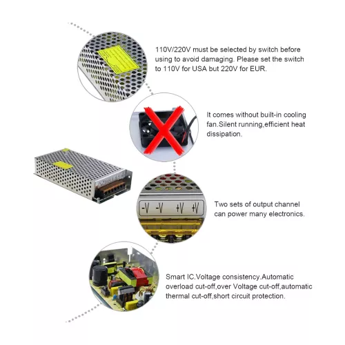 12V 10A 120W Power Adapter