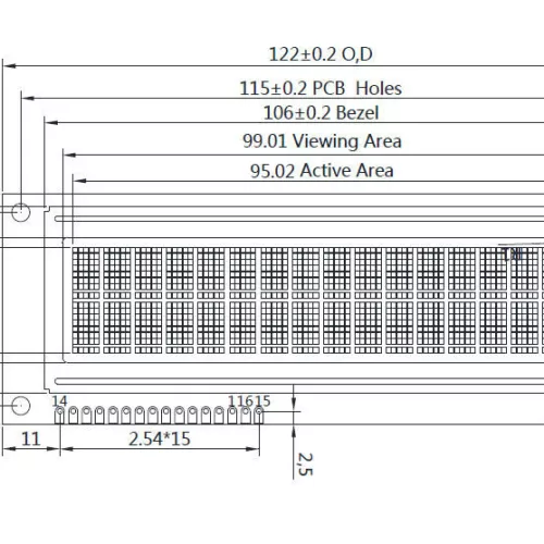 1602 lcd module Black Color